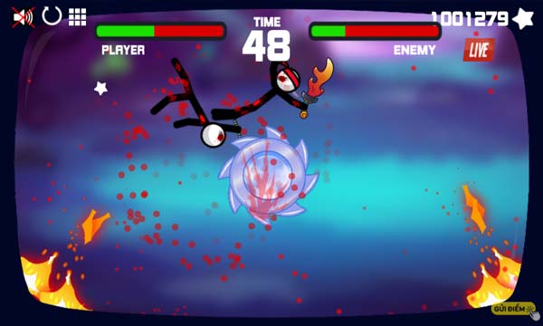 Hạ gục đối thủ nhanh chóng