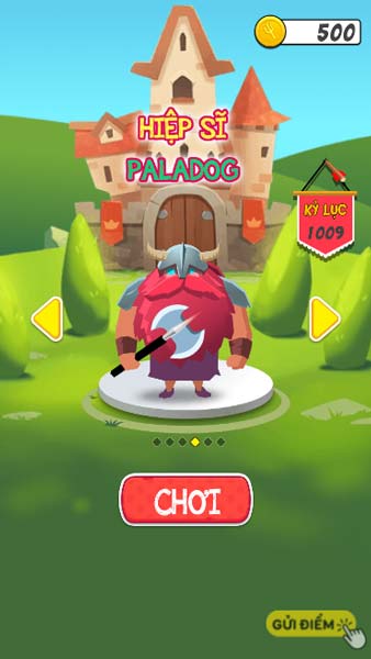 Chơi game Hiệp sĩ Paladog - GameVui