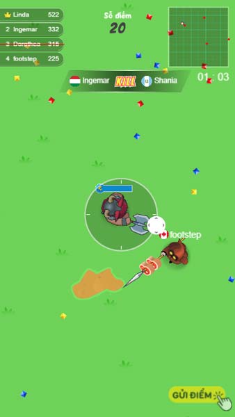 Điều khiển nhân vật di chuyển