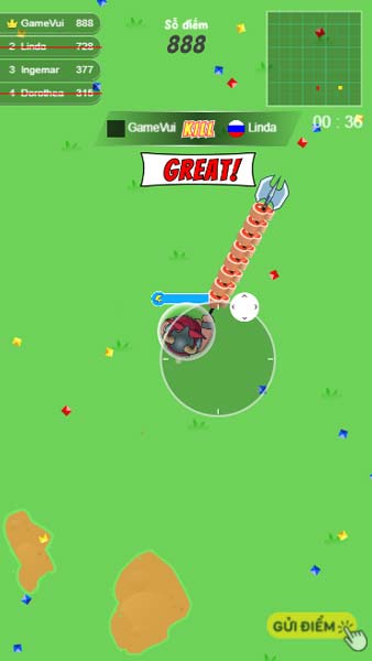 Hạ gục các đối thủ khác