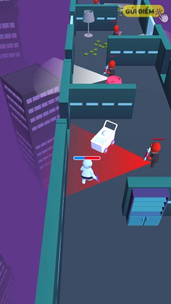 Di chuyển khéo léo, đừng để kẻ địch phát hiện