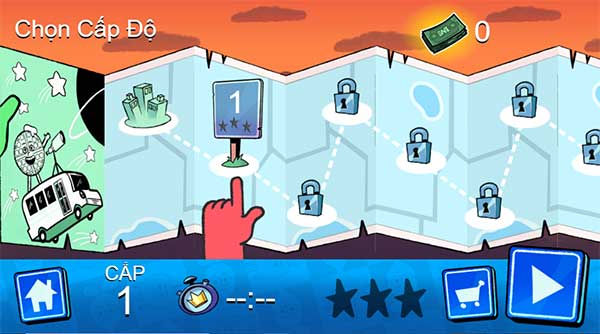 Chọn cấp độ