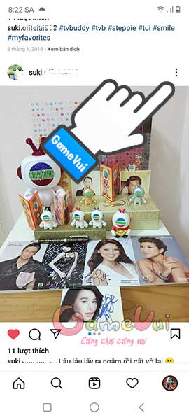 Ấn vào dấu 3 chấm