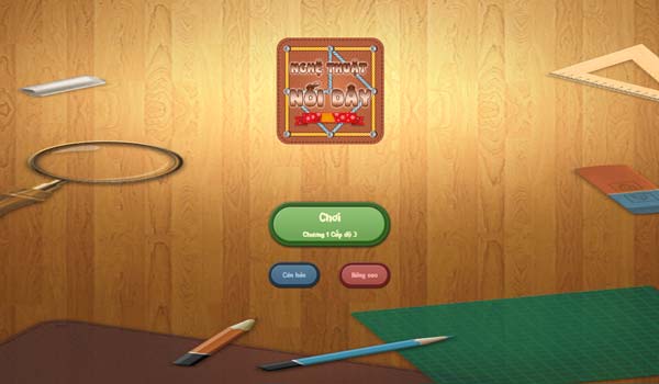 Chơi game Nghệ thuật nối dây - GameVui