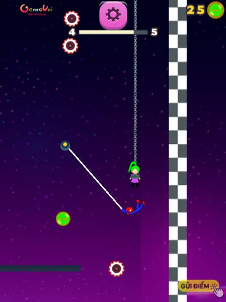 Thu thập tiền xu và tránh khỏi đòn tấn công của kẻ địch