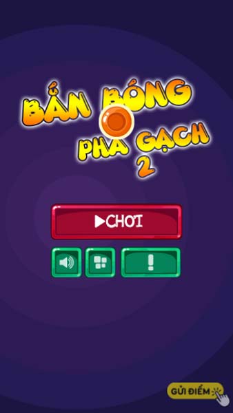 Chơi game Bắn bóng phá gạch 2 - GameVui