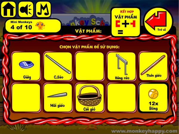 Thu thập các mảnh vật phẩm cần thiết