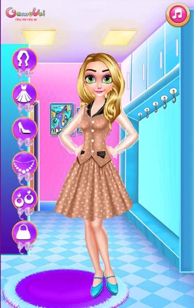 Lựa chọn các phụ kiện, trang điểm