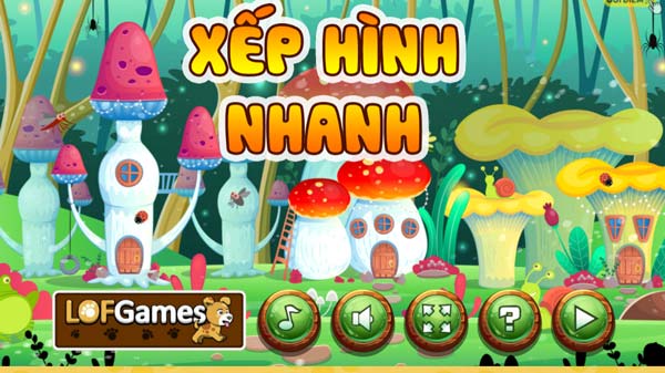 Chơi game Xếp hình nhanh - GameVui