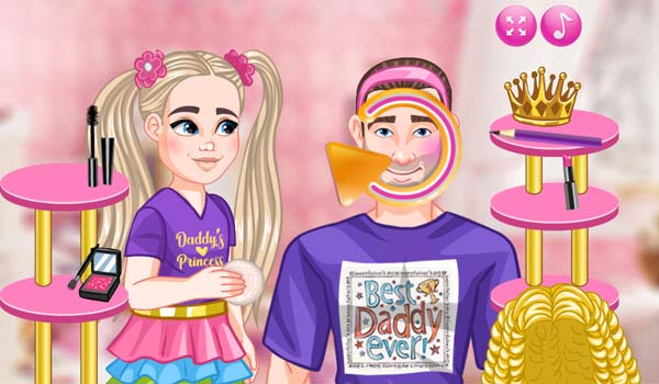 Trang điểm cả ông bố