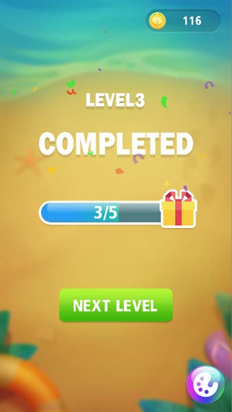 Hoàn thành level thử thách