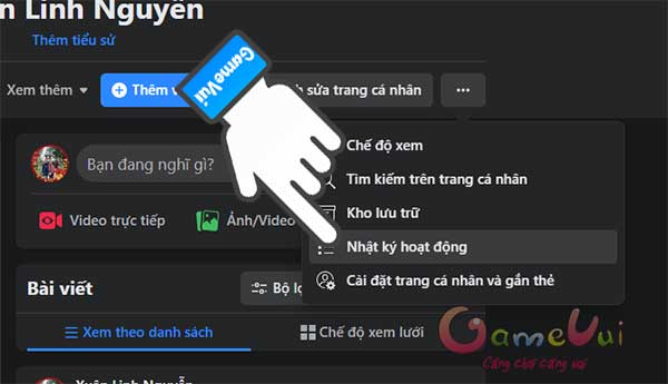 Nhật ký hoạt động