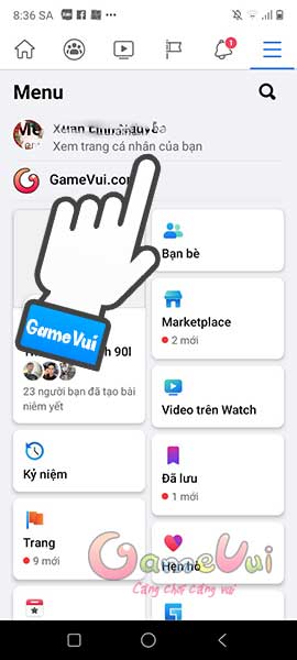 Xem trang cá nhân của bạn