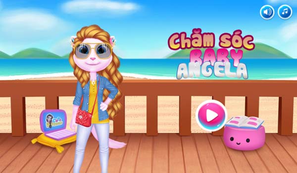 Chơi game Chăm sóc Baby Angela - GameVui