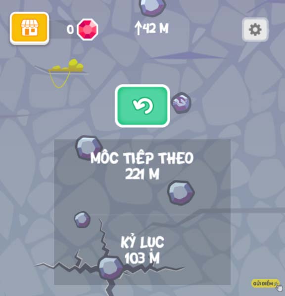 Cố gắng chinh phục đỉnh núi GameVui