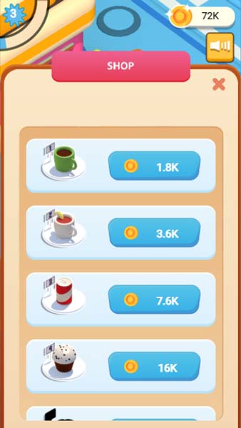 Danh sách các loại coffee theo cấp độ