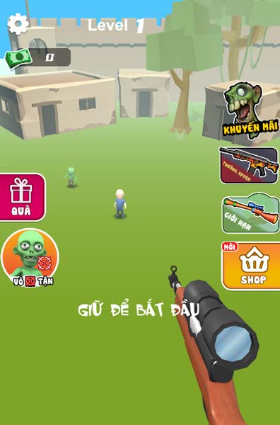 Chơi game Robot vs Zombie - GameVui