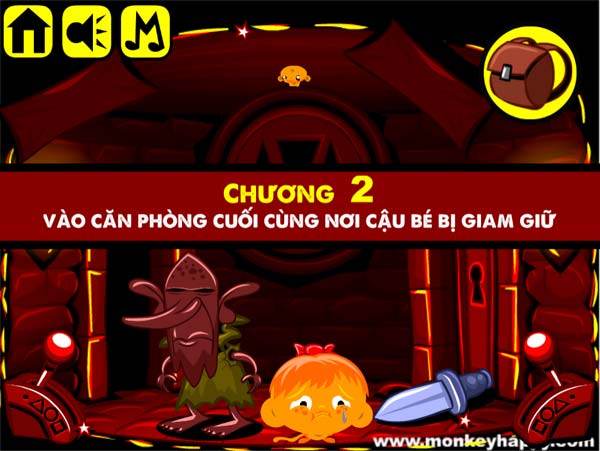 Chơi game Chú khỉ buồn 560 - GameVui