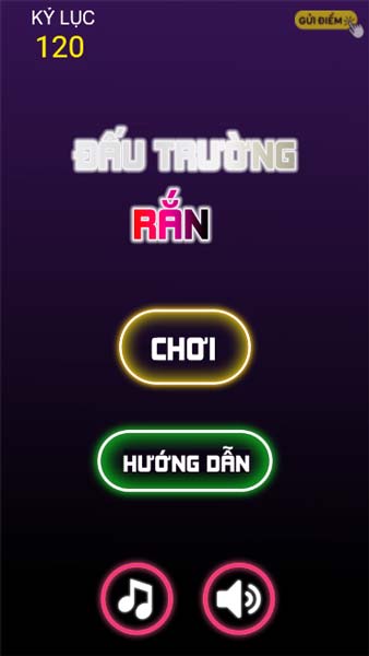 Chơi game Đấu trường rắn - GameVui