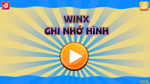 Chơi game Winx ghi nhớ hình - GameVui