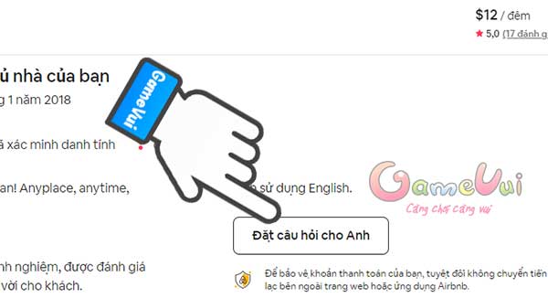 Đặt câu hỏi cho chủ nhà