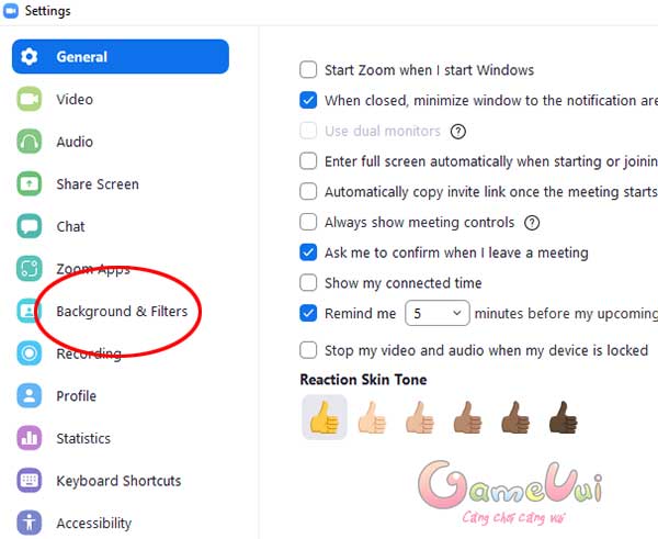 Background & Filters