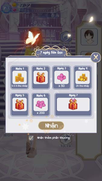 Quà đăng nhập vào game