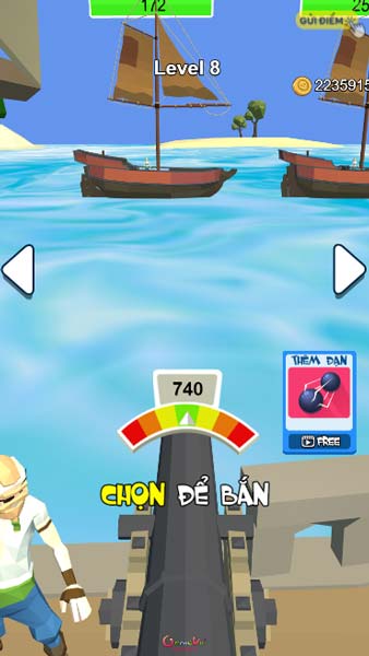 Chọn đúng thời điểm lực bắn để tấn công