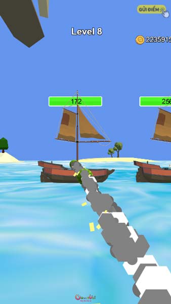 Hạ gục tàu chiến, hạm đội của kẻ địch