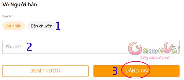 Thông tin người bán