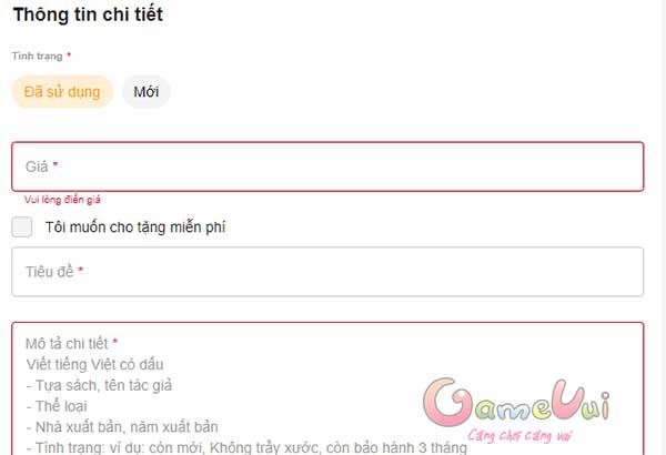 Thông tin chi tiết