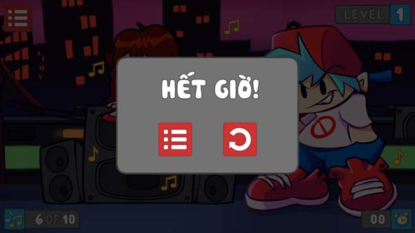 Nếu bấm sai vị trí thì thời gian trôi đi sẽ nhanh hơn đấy