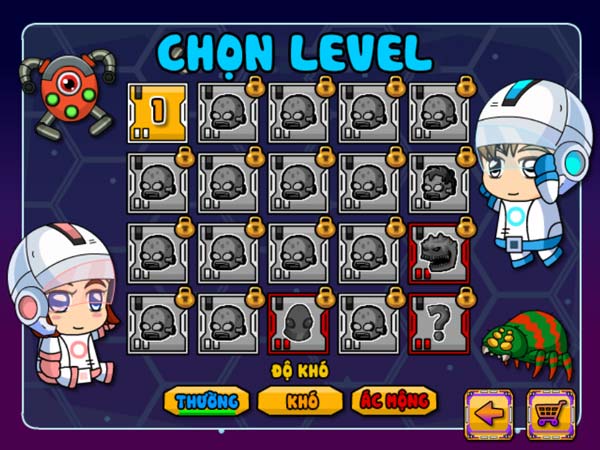 Các mốc thử thách cần chinh phục