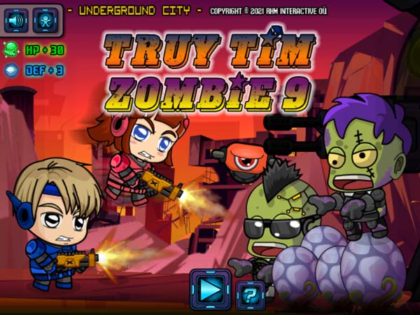 Chơi game Truy tìm Zombie 9 - GameVui