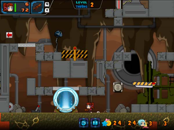 Phải thu thập đủ vật phẩm theo yêu cầu thì mới mở được cửa về an toàn