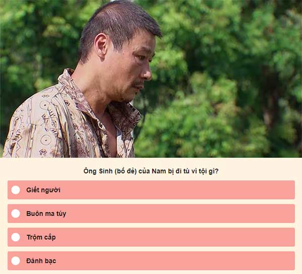 Chọn đáp án đúng