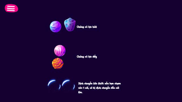 Các vật thể xuất hiện trong game