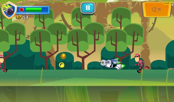 Điều khiển nhân vật di chuyển và tiêu diệt kẻ địch