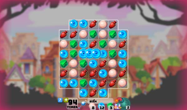 Ghép, nối những vật phẩm Halloween