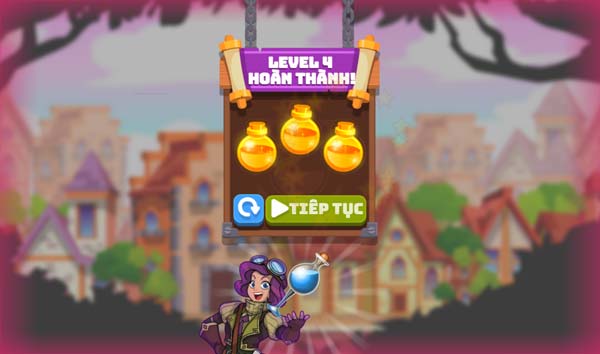 Hoàn thành level thử thách