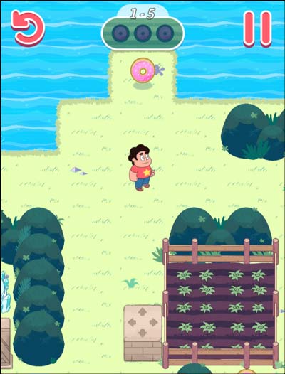 Giúp Steven đi tìm đủ 3 chiếc bánh Donut