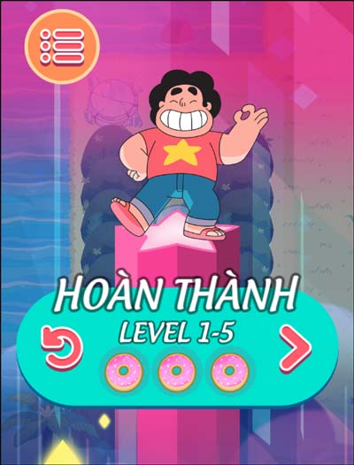 Hoàn thành level thử thách