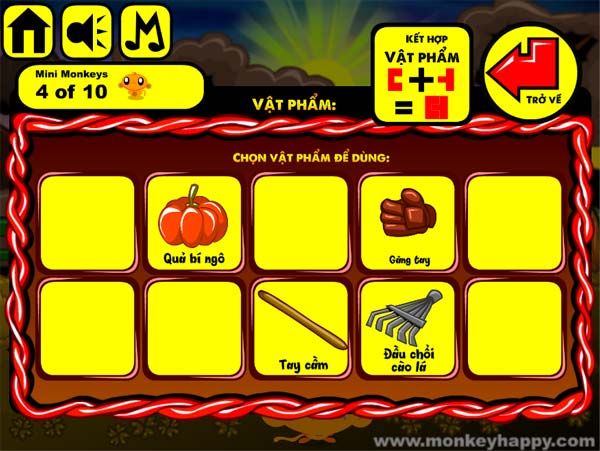 Những vật phẩm tìm thấy