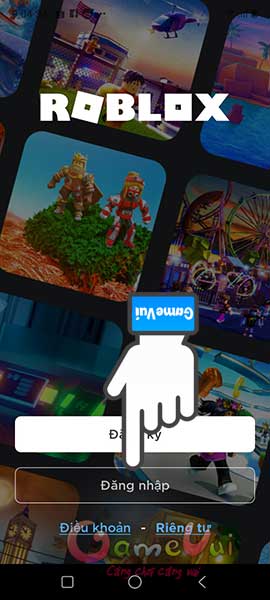 Đăng nhập tài khoản Roblox