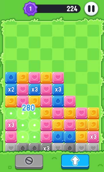 Phá vỡ các ô hình khối liền nhau