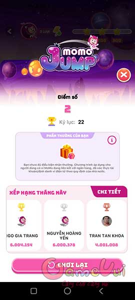 Trò chơi kết thúc