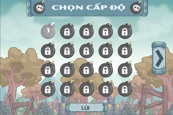 Chọn cấp độ