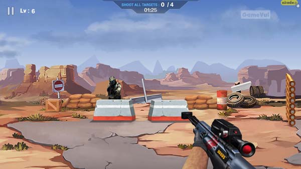 Bắn hạ kẻ địch trên chiến trường