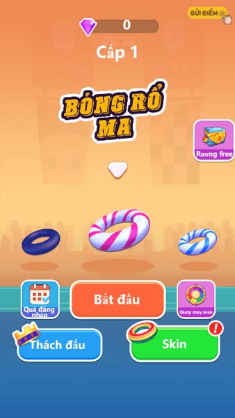Chơi game Bóng rổ ma - GameVui