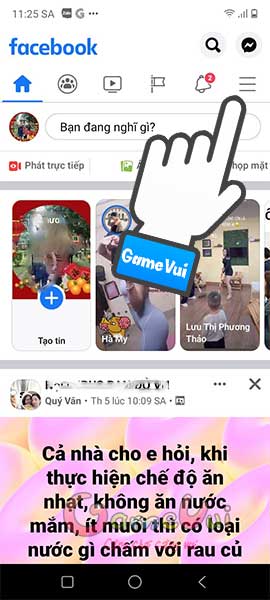 Chạm 3 dấu gạch